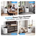 thumbnail image 4 of ELEKA 16000BTU Portable Air Conditioners with Remote Control,4-in-1 Standing Air Conditioner Up to 750 Sq.Ft. 24H Timer, Include Installation Kits, 4 of 9