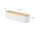 thumbnail image 7 of Yamazaki Home Utensil Case, Ash, Plastic + Wood, Lid, No Assembly, 7 of 7