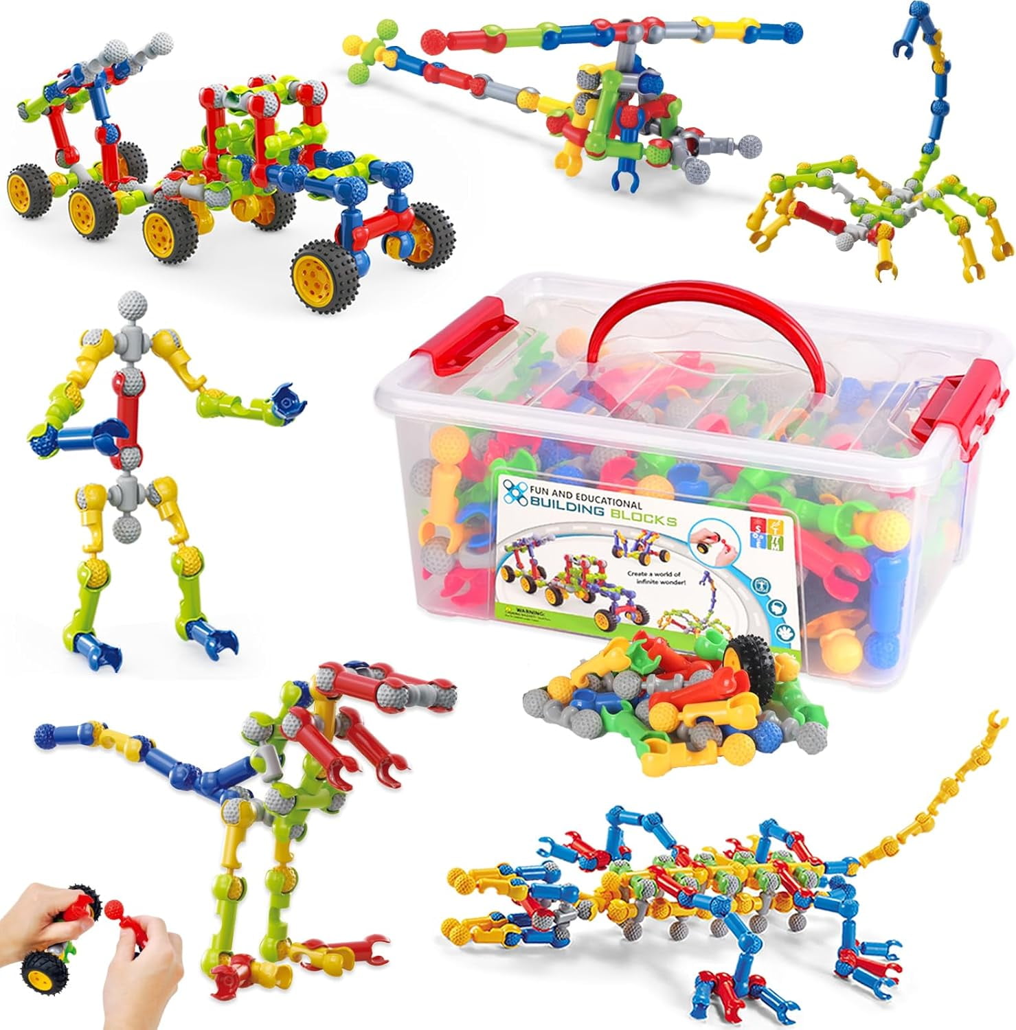 Learning Resources Gears! STEM Kit, Motorized Building Set