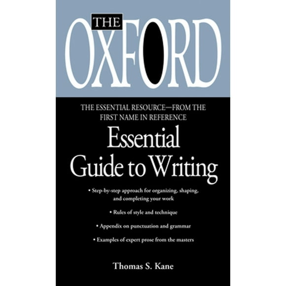 Pre-Owned The Oxford Essential Guide to Writing (Paperback 9780425176405) by Thomas S Kane