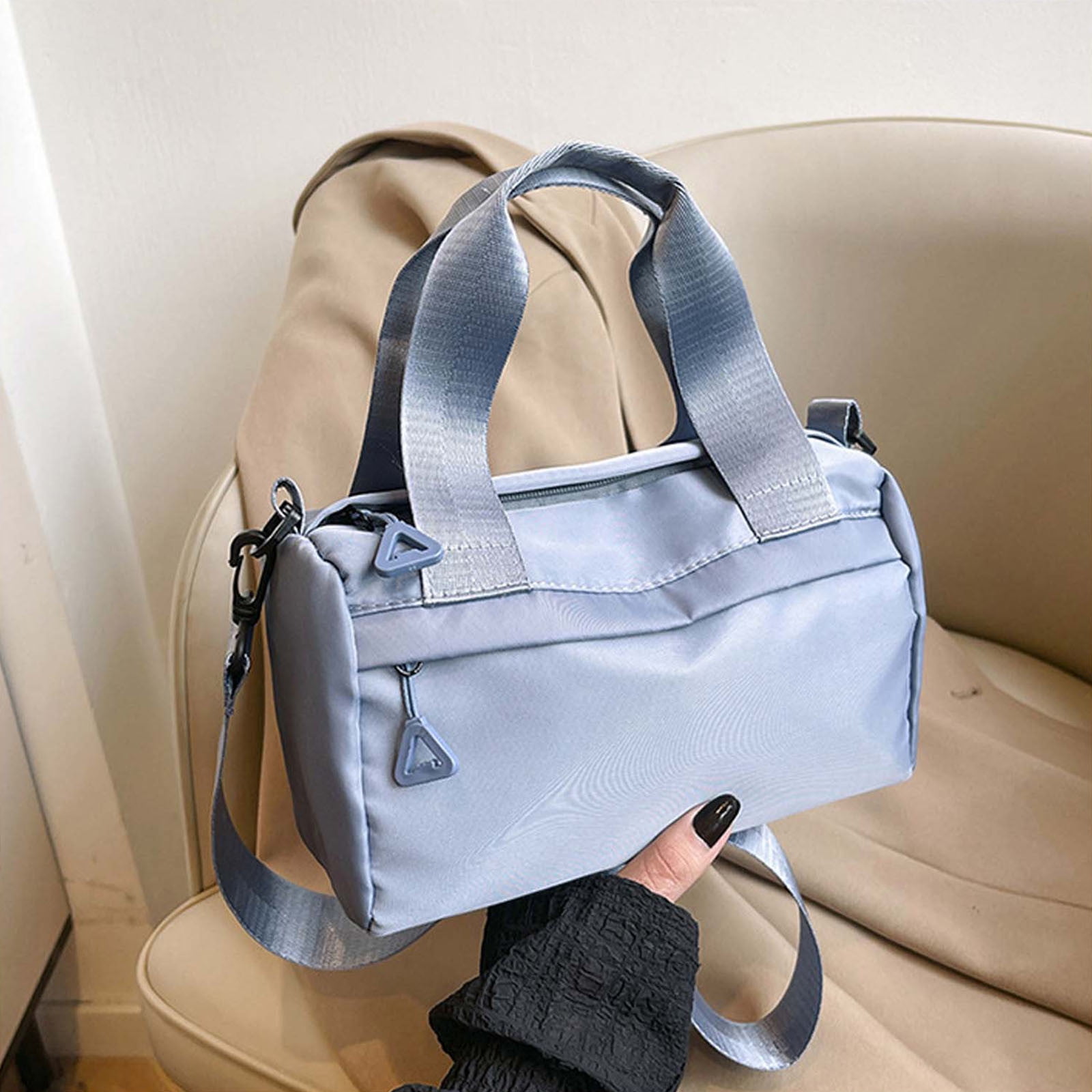 Lightweight Small Gym Bag for Women & Men, Mini Duffel Bag for Travel, Sports, Yoga, Swim, and Dance, Compact Carry-On Tote Bag for Women, Girls, and