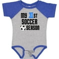 thumbnail image 3 of Inktastic My 1st Soccer Season Boys Baby Bodysuit, 3 of 5