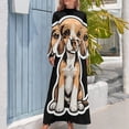 thumbnail image 4 of Cute Dog Design Women's Long Dress Long Sleeves Dress Vintage Dresses Party Maxi Dress High Waist Dress, 4 of 4