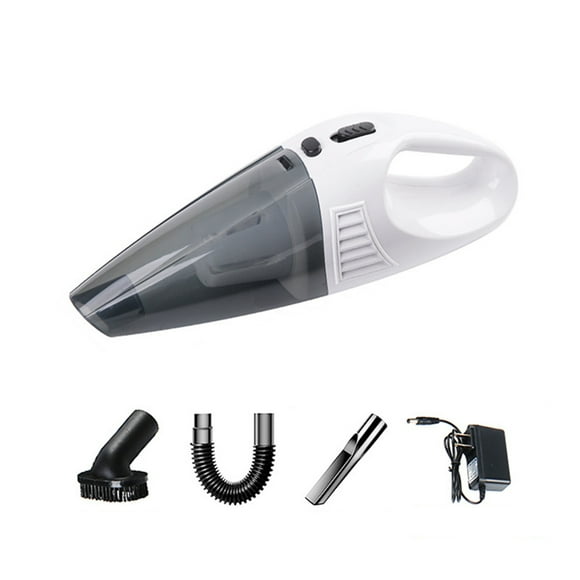 LAKUB Liquidation Ventes Aujourd'hui Offres Prime Aspirateur Portatif à Main Sans Fil pour Voiture Aspirateur Ménager Compact et à Grande Aspiration Blanc
