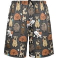 thumbnail image 2 of GZHJMY Dog Pajama Pants Short for Men, Lounge Pants Lightweight Men Pajama Bottoms with Drawstring Pockets, Christmas New Year Birthday Gifts, Medium, 2 of 7