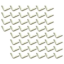 100 Pcs Notebook Corner Protector Folders Edges Cover Photo Album Protectors Metal Corners for