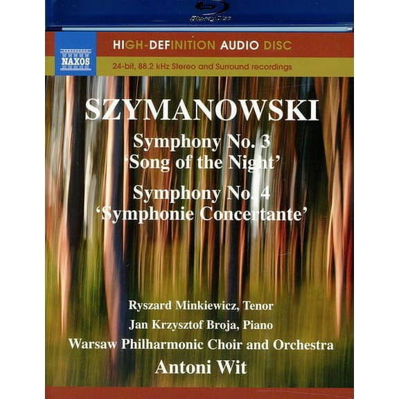 Antoni Wit - Symphonies 3 & 4 - Music & Performance - Blu-ray