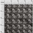 thumbnail image 2 of oneOone Silk Tabby Black2 Fabric People Doodle Art Fabric For Sewing Printed Craft Fabric By The Yard 42 Inch Wide, 2 of 6
