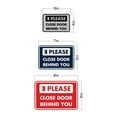 thumbnail image 5 of Classic Framed Please Close Door Behind You Sign (Blue) - Small, 5 of 5