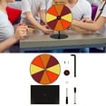 thumbnail image 2 of Tabletop Prize Turntable Fortunes Wheel Spinnings Game Draws Roulette Wheel Erasable Reusable Fortunes Wheel, 2 of 9