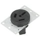thumbnail image 1 of Tomacorriente de 3 orificios, estándar estadounidense, 50 A, 125 V, 250 V, NEMA 10-50R para el hogar, 1 of 13