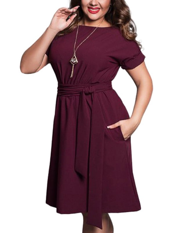 walmart plus size womens dresses