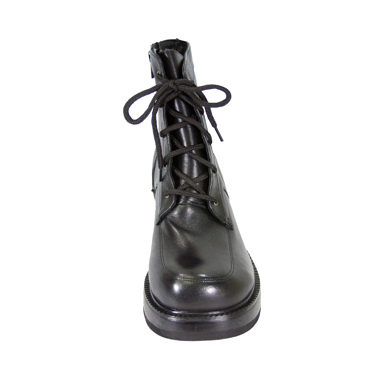 PEERAGE Pauly Men's Medium Width Elegant 7 Inch Comfort Leather Boots BLACK 8.5