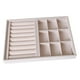 thumbnail image 3 of Organizador de joyería perfecl Beige Bandeja de Almacenamiento, 3 of 8