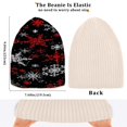 thumbnail image 4 of BZSMCE Winter Beanie Hats Casual Warm Cozy CapNocturnal Snowflake Fiesta Pattern, 4 of 7