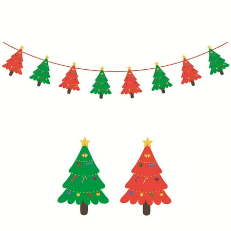 

Christmas Paper Banner Decorations Hanging Pull Flower For Party christmas flowers artificial for decoration flowers for christmas tree christmas tree flowers