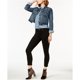 thumbnail image 2 of 7 For All ManKind Womens Kimmie Cropped Jeans, Negro, 29 7 For All ManKind recortado, 2 of 2
