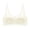 Beige, variant on MEICHEN Seamless Underwear Jelly Push Up Bras for Women Solid Color Cotton Full Cup Bralettes Trendy Summer Fall Essentials Clothes