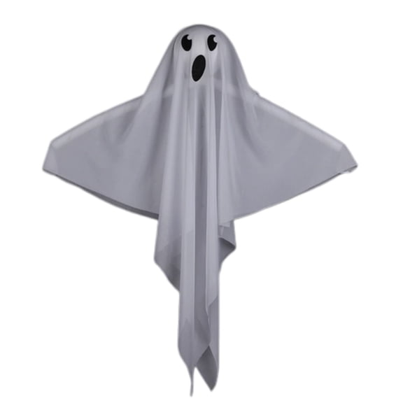 Hanging Ghosts Halloween Decorations, Light Up Ghost Decor, Cute Hanging Halloween Decor for Party, Porch, Trees,