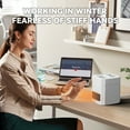 thumbnail image 3 of 2-in-1 Portable Heating & Cooling Fan, Mini Desktop Heater & Foot Warmer, Fast Heat & Cool, All-Season for Home Office, 3 of 12