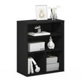 thumbnail image 2 of Pemberly Row Contemporary 3-Tier Display Bookcase in Black Oak, 2 of 6