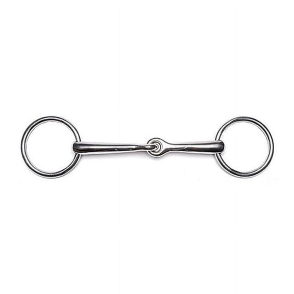 Jacks Imports 20121-5-3-4 Stainless Steel Loose Ring Snaffle Bit - 5.75 in.