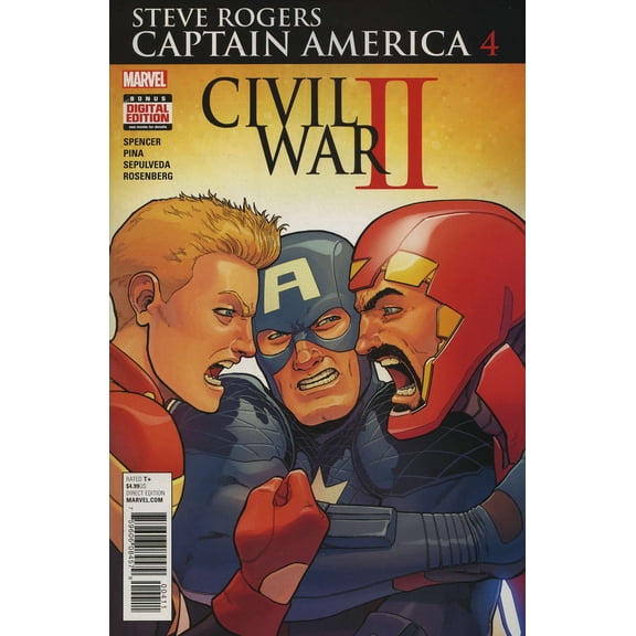 Captain America: Steve Rogers #4 VF ; Marvel Comic Book
