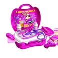 thumbnail image 3 of Ensemble de Mini-Famille comme Montré Ensemble de Jouets Ensemble de Jeu de Rôle Ensemble de Jouets pour Enfants Kit de Valise 22 Pcs, 3 of 3