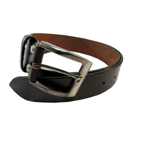 Mens Belt Work Office Wear Belts Casual Men Women Outfit Dark Brown Leather