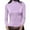 Purple, variant on Long Sleeve Tops, Women's Close Fitting Solid Color Round Neck Stand Up Collar Top Base Shirt T-shirt With Velvet Base Long Sleeved Round Neck Top/shirt, Fall Clothes