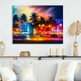 thumbnail image 2 of Designart Miami Beach Holidays I Canvas Wall Art, 2 of 5
