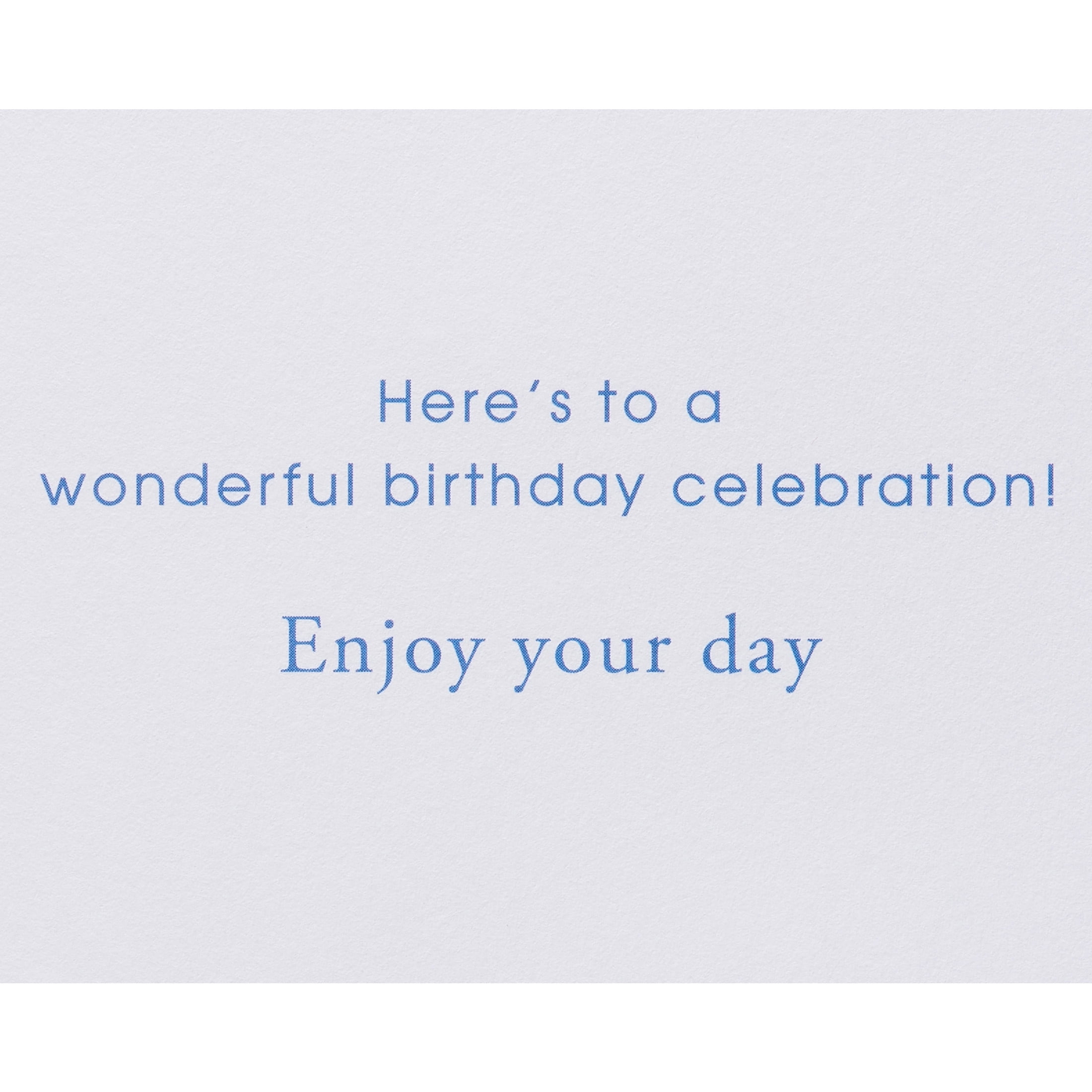Papersong Premium Birthday Card (Enjoy Your Day)