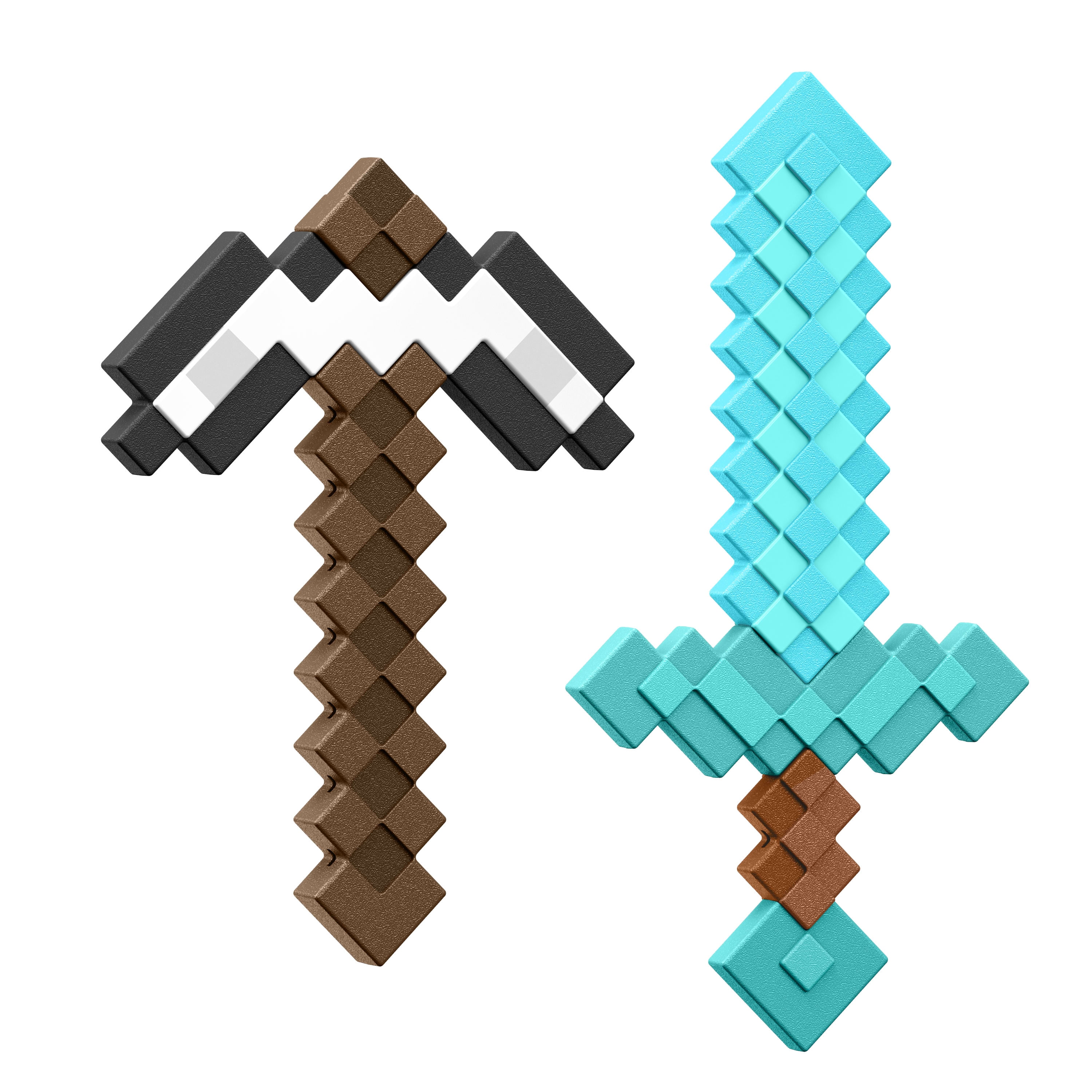 Minecraft Diamond Sword Battle Toy, Kid-Sized for Role-Play & Costumes, Inspired by the Video Game