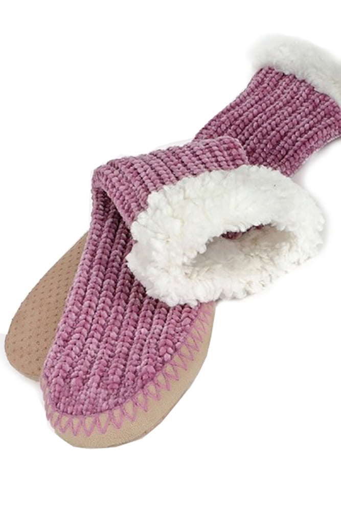 Urbanista - Urbanista Women's Plush Soft Chenille Slipper Sock with ...