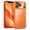 Orange, variant on for iPhone 18 Pro Max Back Case with Dust Plug, Fashion Lightweight Shock-Absorbent Plating TPU Design Anti-Scratch Clear Back Protective Slim Fit Phone Cover with Lens Protector, Clear