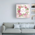 thumbnail image 3 of Canvas Wall Art - Jean Plout 'Happy Couple' Wall Art for Living Room, Bedroom, or Office Décor by Trademark Fine Art - 14 x 14 Inches, 3 of 4