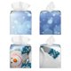 thumbnail image 2 of Balery Christmas Snowman In The Snow Porta Pañuelos de Cuero con Estampado – Funda Moderna Cuadrada para Caja de Pañuelos, Dispensador 5x5x5'', 2 of 7