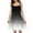Black, variant on Ruyang Girls Gradient Color Halter Dress Sleeveless Backless Ruffles Pleated Summer Dresses Teen Kids Smocked Casual Dresses