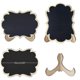 thumbnail image 2 of 24 Pcs Wooden Mini Chalkboards Signs For Food Signs, Message Signs, 2 of 4