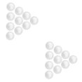 thumbnail image 1 of Vogacara 10pcs 8cm White Modelling Craft Polystyrene Balls Spheres Foam Tipo 1 2Conjunto, 1 of 6