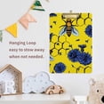 thumbnail image 6 of FMSHPON Bees Flowers Yellow Honeycomb Clipboard Hardboard Wood Nursing Clip Board and Pull for Standard A4 Letter 13x9 inches, 6 of 7