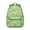 Green, variant on Floral Dog Design Backpack with Boho Aesthetic, Featuring Hand-Drawn Dog Graphics, Ideal for School and Travel