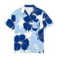 thumbnail image 5 of Tdoqot Boys Hawaiian Shirts with Pocket- Button Down Print Tropical Short Sleeve Kids Beach Shirts Multicolor Size 4, 5 of 8