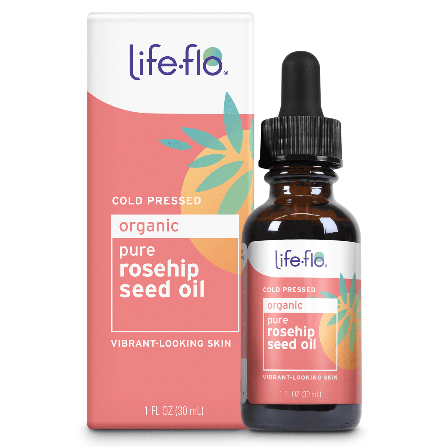 Life-Flo Pure Rosehip Seed Oil | Organic & Cold Pressed | Authentic Rose Hip Oil for Face & Skin Restoration | Dry & Non-Greasy | 1 Ounce