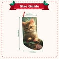 thumbnail image 3 of Sikiie Cute Kitten Water Lilies Christmas Stockings,18 Inches Christmas Stockings Xmas Hanging Stockings for Family Christmas Decorations & Gifts, 3 of 7