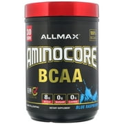 ALLMAX Nutrition AMINOCORE BCAA, Blue Raspberry, 0.69 lbs (315 g)
