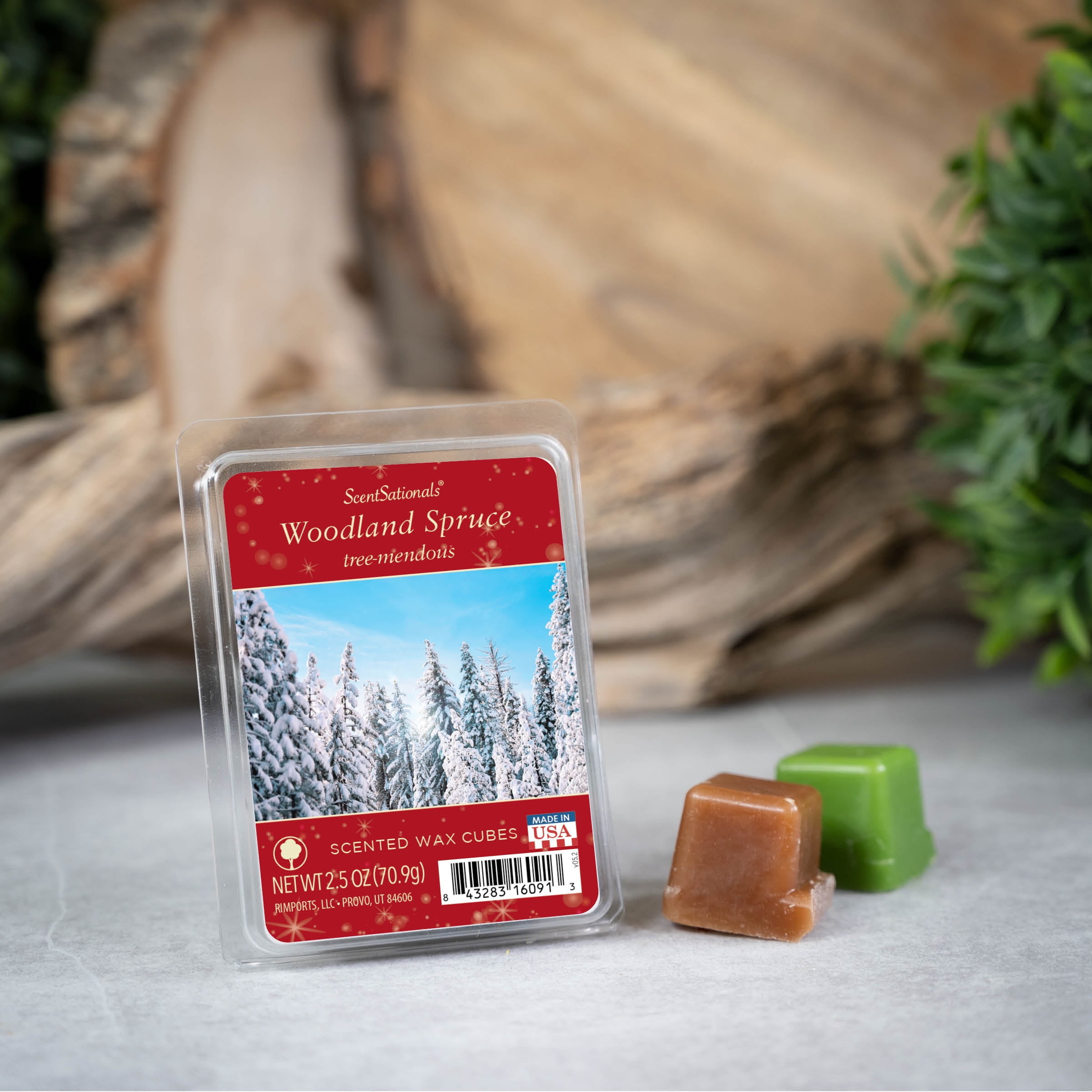 Scentsationals Woodland Spruce Scented Wax Melts, 2.5oz (5-Pack)