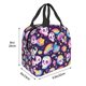 thumbnail image 3 of Easygdp Skull colorful mushroom rainbow Bolsa Térmica Premium - Tela Oxford Impermeable, Gran Capacidad, Bolsillo Frontal, Unisex para Trabajo, Escuela, Actividades al Aire Libre y Picnics, 3 of 8