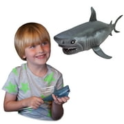 Rep Pals - Great White Shark, Stretchy Toy from Deluxebase. Super stretchy animal replicas that feel real, great for kids