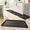 Black, variant on Black Silicone Drain Pan Mat 29"x29" for Under Washer Dryer, Non-Slip Waterproof Leak Protector